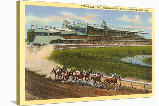 Hollywood Turf Club, Inglewood, California-null-Stretched Canvas