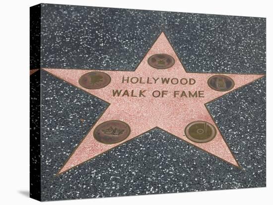 Hollywood Walk of Fame, Hollywood Boulevard, Los Angeles, California-Wendy Connett-Stretched Canvas