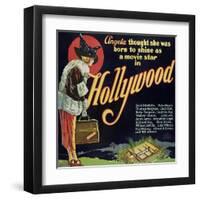 Hollywood-null-Framed Art Print