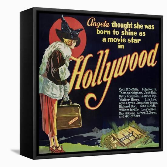 Hollywood-null-Framed Stretched Canvas