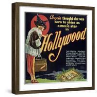 Hollywood-null-Framed Art Print