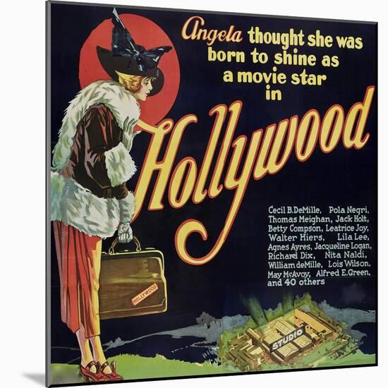Hollywood-null-Mounted Art Print
