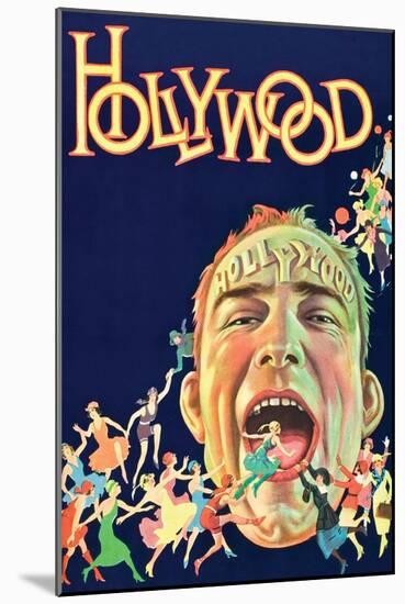 Hollywood-null-Mounted Art Print