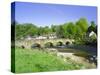 Holme Bridge Near Bakewell, Peak District National Park, Derbyshire, England, UK-Roy Rainford-Stretched Canvas