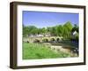 Holme Bridge Near Bakewell, Peak District National Park, Derbyshire, England, UK-Roy Rainford-Framed Photographic Print