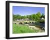 Holme Bridge Near Bakewell, Peak District National Park, Derbyshire, England, UK-Roy Rainford-Framed Photographic Print