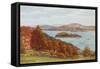 Holme Island and Arnside, from Grange-Over-Sands-Alfred Robert Quinton-Framed Stretched Canvas