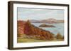 Holme Island and Arnside, from Grange-Over-Sands-Alfred Robert Quinton-Framed Giclee Print