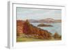 Holme Island and Arnside, from Grange-Over-Sands-Alfred Robert Quinton-Framed Giclee Print