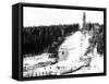 Holmenkollbakken Skiing-null-Framed Stretched Canvas