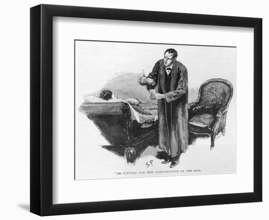 Holmes and Hatherley-Sidney Paget-Framed Art Print