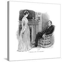 Holmes and Mrs. St. Clair-Sidney Paget-Stretched Canvas