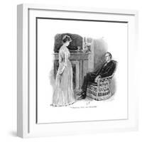 Holmes and Mrs. St. Clair-Sidney Paget-Framed Giclee Print