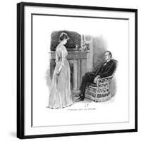 Holmes and Mrs. St. Clair-Sidney Paget-Framed Giclee Print