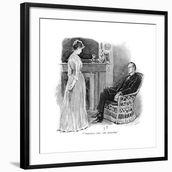 Holmes and Mrs. St. Clair-Sidney Paget-Framed Giclee Print