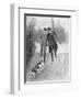 Holmes and Watson, Dog, C20-Sidney Paget-Framed Photographic Print