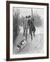 Holmes and Watson, Dog, C20-Sidney Paget-Framed Photographic Print