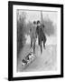 Holmes and Watson, Dog, C20-Sidney Paget-Framed Photographic Print