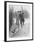 Holmes and Watson, Dog, C20-Sidney Paget-Framed Photographic Print