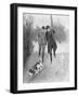 Holmes and Watson, Dog, C20-Sidney Paget-Framed Photographic Print