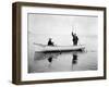 Holmes Harbor, Whidbey Island, Landing Fish, 1931-Asahel Curtis-Framed Giclee Print