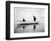 Holmes Harbor, Whidbey Island, Landing Fish, 1931-Asahel Curtis-Framed Giclee Print