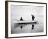 Holmes Harbor, Whidbey Island, Landing Fish, 1931-Asahel Curtis-Framed Giclee Print