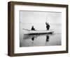 Holmes Harbor, Whidbey Island, Landing Fish, 1931-Asahel Curtis-Framed Premium Giclee Print