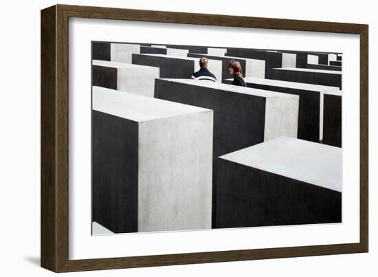 Holocaust Memorial Berlin-Felipe Rodriguez-Framed Photographic Print