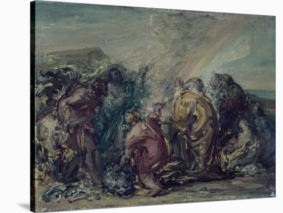 Holocaust of Noah-Giovanni Carnovali (Piccio)-Stretched Canvas