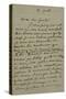 Holograph Letter to Theophile Gautier, August 4, 1861-Eugene Delacroix-Stretched Canvas