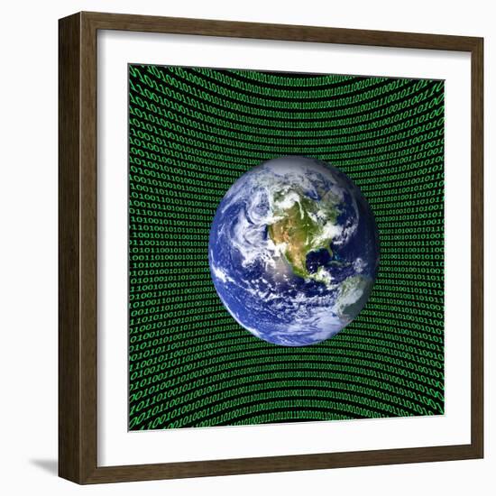 Holographic Universe, Conceptual Image-null-Framed Photographic Print