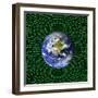Holographic Universe, Conceptual Image-null-Framed Photographic Print