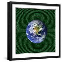 Holographic Universe, Conceptual Image-null-Framed Photographic Print