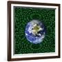 Holographic Universe, Conceptual Image-null-Framed Photographic Print