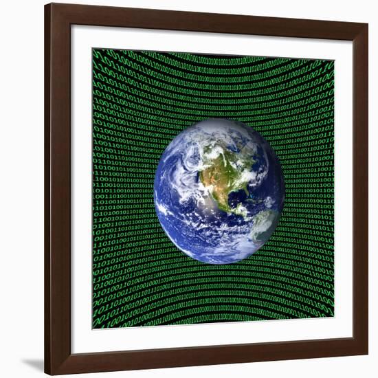 Holographic Universe, Conceptual Image-null-Framed Photographic Print