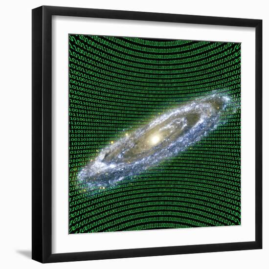 Holographic Universe, Conceptual Image-null-Framed Photographic Print