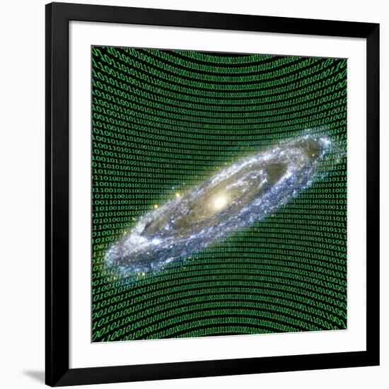 Holographic Universe, Conceptual Image-null-Framed Photographic Print