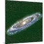Holographic Universe, Conceptual Image-null-Mounted Photographic Print