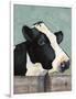 Holstein Cow I-Jade Reynolds-Framed Art Print