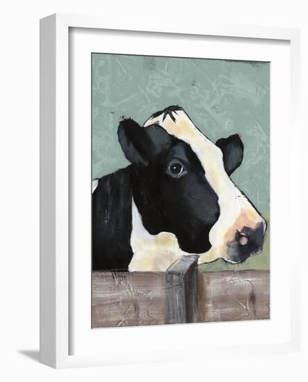 Holstein Cow I-Jade Reynolds-Framed Art Print