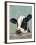 Holstein Cow II-Jade Reynolds-Framed Art Print