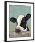 Holstein Cow II-Jade Reynolds-Framed Art Print