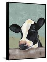 Holstein Cow II-Jade Reynolds-Framed Stretched Canvas