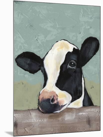Holstein Cow II-Jade Reynolds-Mounted Art Print