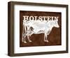 Holstein Cow-null-Framed Giclee Print