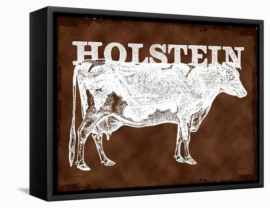 Holstein Cow-null-Framed Stretched Canvas