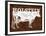 Holstein Cow-null-Framed Giclee Print