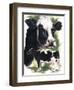 Holstein Cow-Barbara Keith-Framed Giclee Print