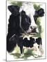 Holstein Cow-Barbara Keith-Mounted Giclee Print